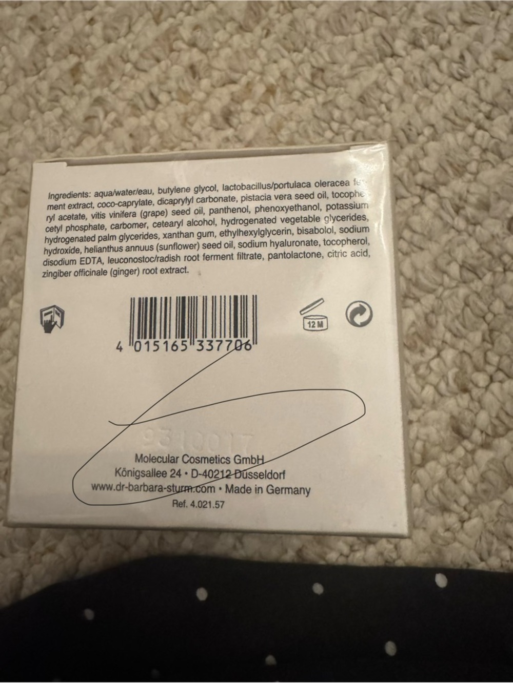 Dr. Barbara Sturm Face Cream Light - Picture 6 of 6